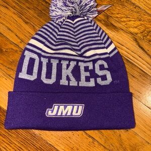 James Madison University Pom Beanie  New